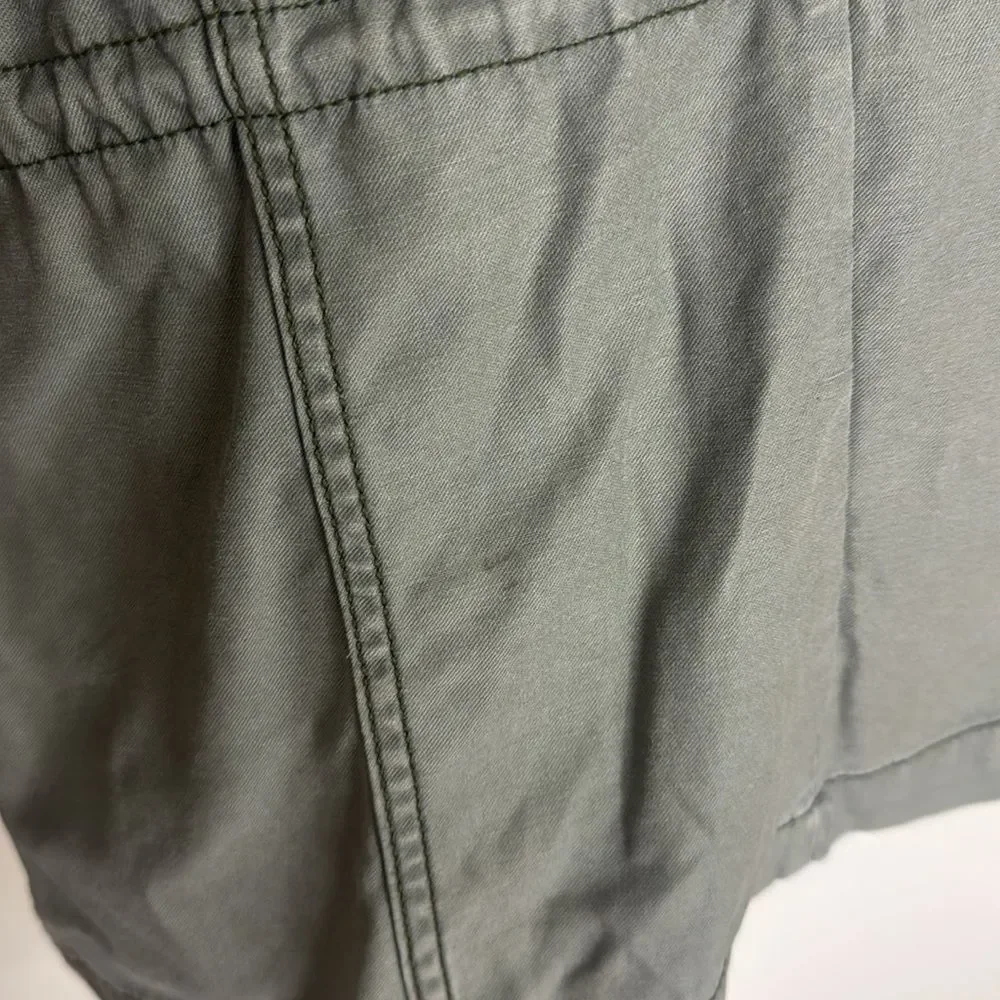American Eagle Mock‎ Neck Front Pockets chore coat jacket Y2K Military medium